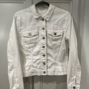 Kut From The Kloth White Jean Jacket Size Large